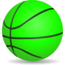 download Basketball clipart image with 90 hue color