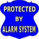 Protected By Alarm System Sign 2