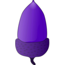 download Acorn clipart image with 225 hue color