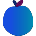 download Apple2 clipart image with 180 hue color