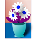 download Flowers clipart image with 180 hue color