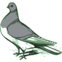 download Pigeon Illustration clipart image with 90 hue color