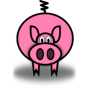 download Pig clipart image with 0 hue color