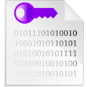 download Encrypted File Icon clipart image with 225 hue color