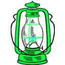 download Hurricane Lamp clipart image with 135 hue color