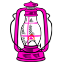 download Hurricane Lamp clipart image with 315 hue color
