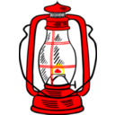 download Hurricane Lamp clipart image with 0 hue color