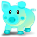 download Piglet clipart image with 180 hue color