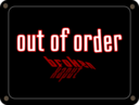 Schild Out Of Order