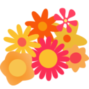 download Flower Cluster clipart image with 0 hue color