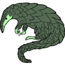 download Pangolin clipart image with 90 hue color