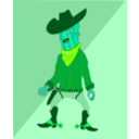 download Go Go Cactus Man clipart image with 90 hue color