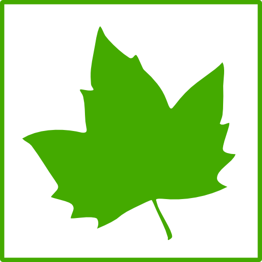 clipart green leaf logo icon - photo #23