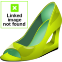 download Pink High Heels clipart image with 90 hue color