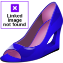 download Pink High Heels clipart image with 270 hue color