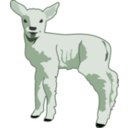download Young Lamb clipart image with 90 hue color