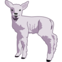 download Young Lamb clipart image with 270 hue color