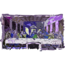 download Last Supper clipart image with 225 hue color