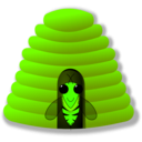 download Beehive clipart image with 45 hue color