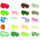 download Contour Effects clipart image with 45 hue color