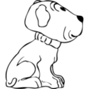 download Puppy Side View clipart image with 0 hue color