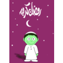 download Ramadan Kareem With Boy clipart image with 90 hue color