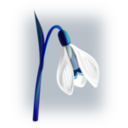 download Flowers Snowdrop clipart image with 135 hue color