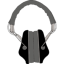 download Headphones 2 clipart image with 180 hue color