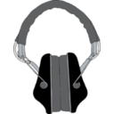 download Headphones 2 clipart image with 0 hue color