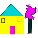 download Meadows Residence clipart image with 180 hue color