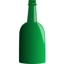 download Green Bottle clipart image with 0 hue color