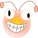 download Bugs Head clipart image with 180 hue color