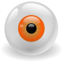 download Eye clipart image with 180 hue color