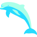 download Delphin Delfin Dolphin clipart image with 225 hue color