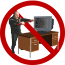 download Computer Rage Forbidden clipart image with 0 hue color