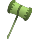 download Wooden Mallet clipart image with 45 hue color
