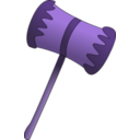 download Wooden Mallet clipart image with 225 hue color