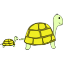 download Turtles clipart image with 45 hue color