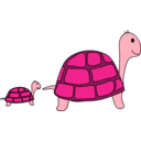 download Turtles clipart image with 315 hue color
