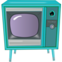 download Vintage Tv clipart image with 135 hue color