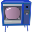 download Vintage Tv clipart image with 180 hue color