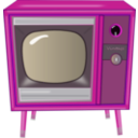 download Vintage Tv clipart image with 270 hue color