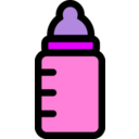 download Baby Bottle Icon clipart image with 270 hue color
