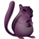 download Chipmunk Very Fat clipart image with 270 hue color