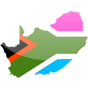 download South African Flag 2 clipart image with 315 hue color