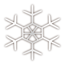 download Snow Flake Icon 4 clipart image with 180 hue color
