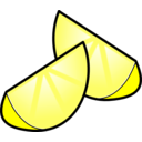 download Sliced Lemons clipart image with 0 hue color