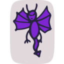 download Little Demon clipart image with 270 hue color