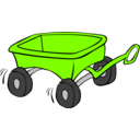download Kids Wagon clipart image with 90 hue color