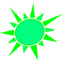download Yellow And Orange Sun clipart image with 90 hue color